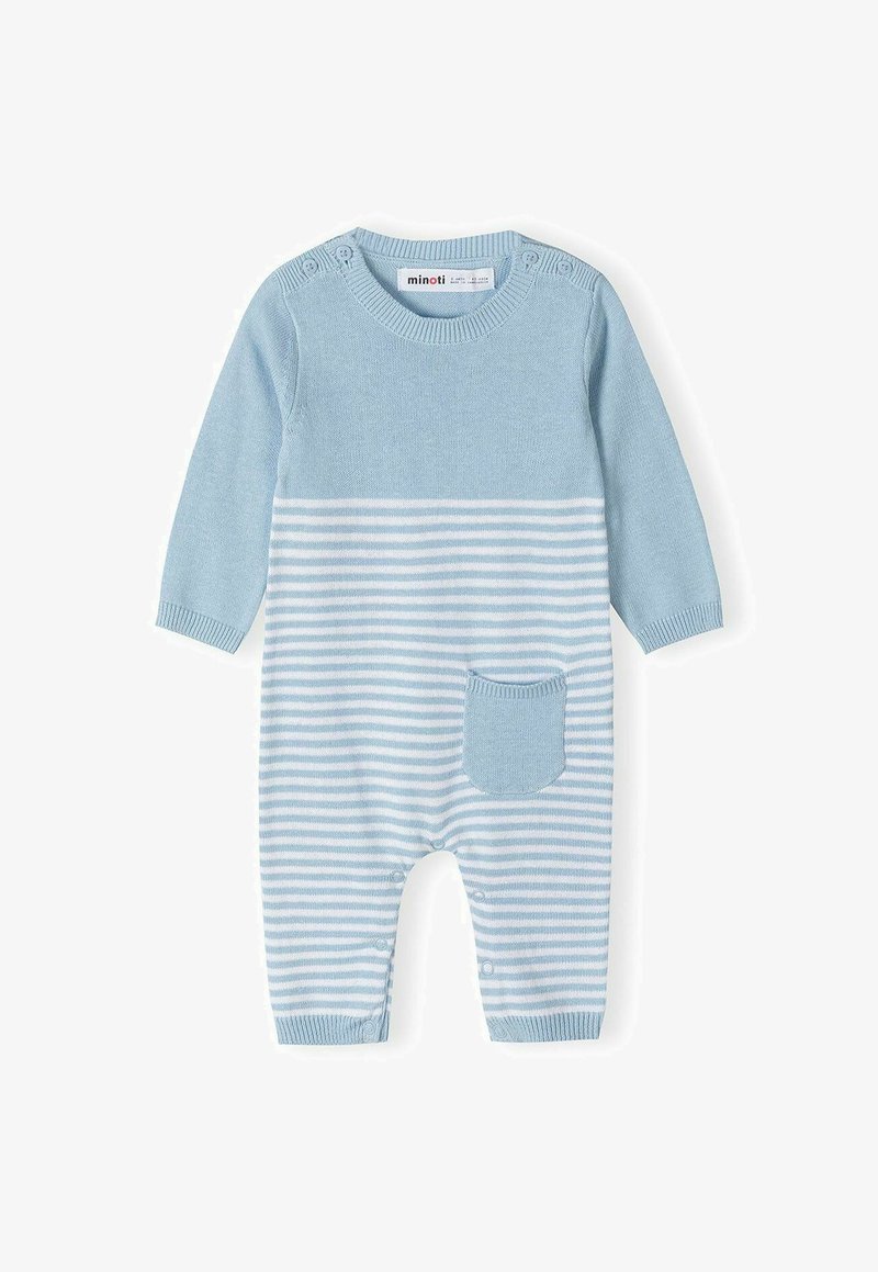 MINOTI BABY ROMPERS KNITTED - Overal - blue