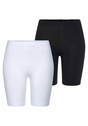 LASCANA VIVANCE ACTIVE BY LASCANA 2 PACK - Šortai - black/white