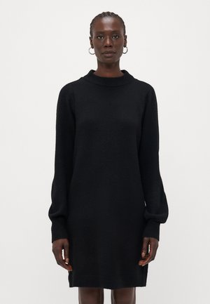 VMBESTI MINI DRESS  - Strikket kjole - black