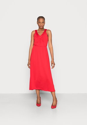 Vestido de malha - dark red