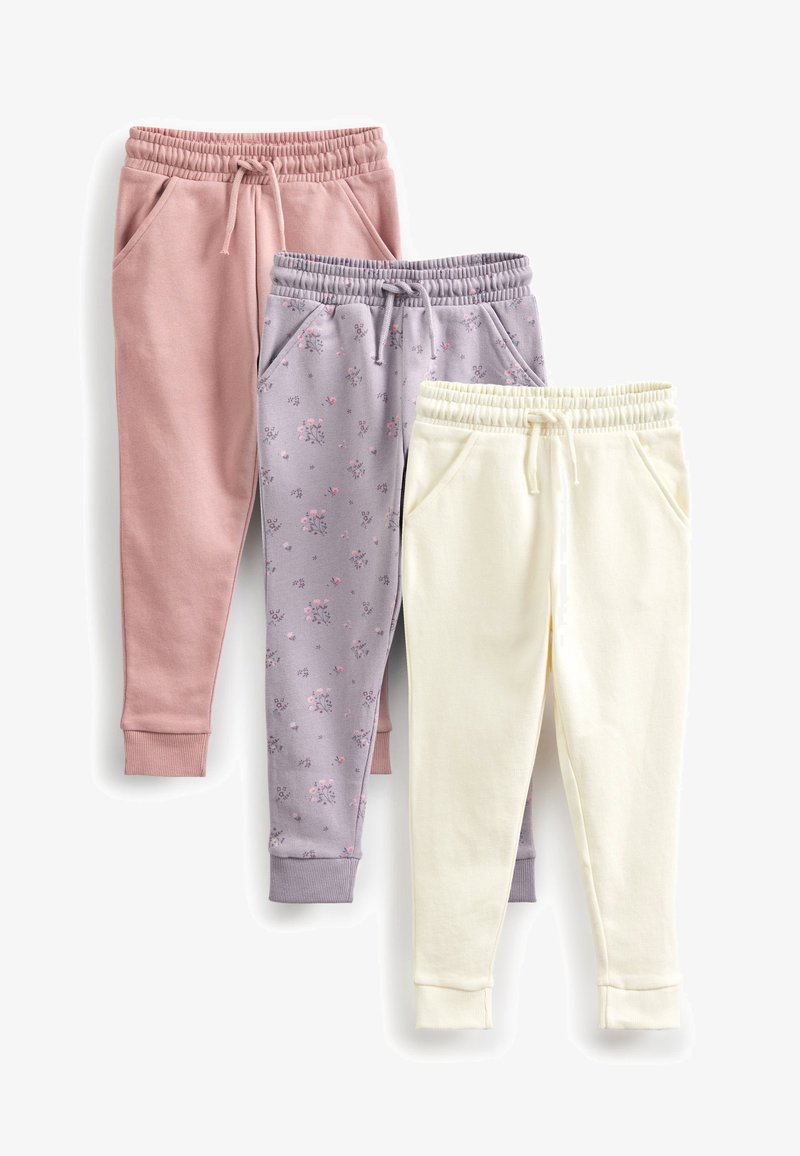 Next SOFT 3 PACK - Træningsbukser - pink ecru cream floral