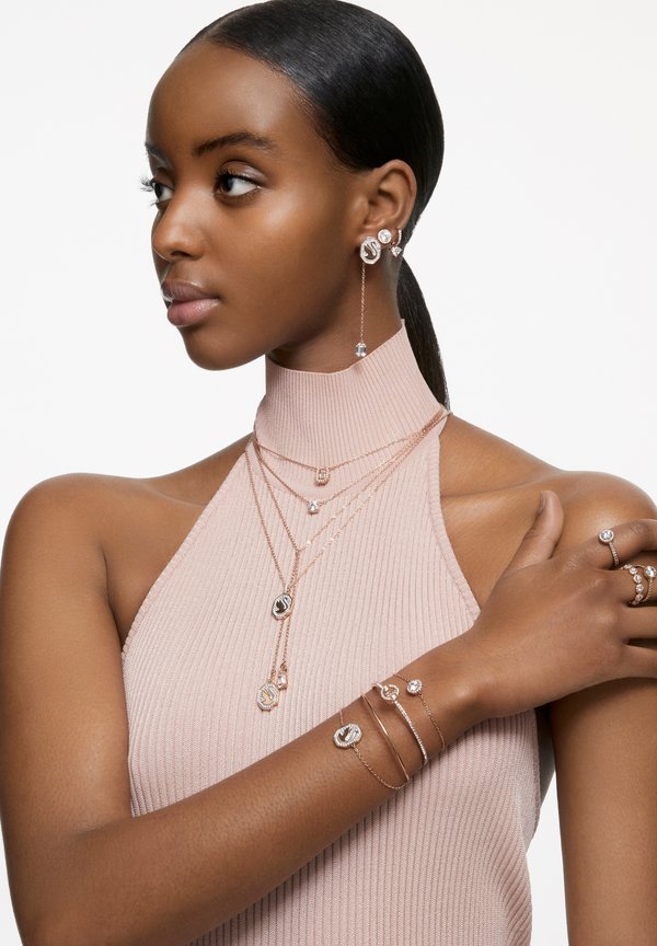 UNA DROP EARRINGS ROUND CUT PAVÉ - Ohrringe