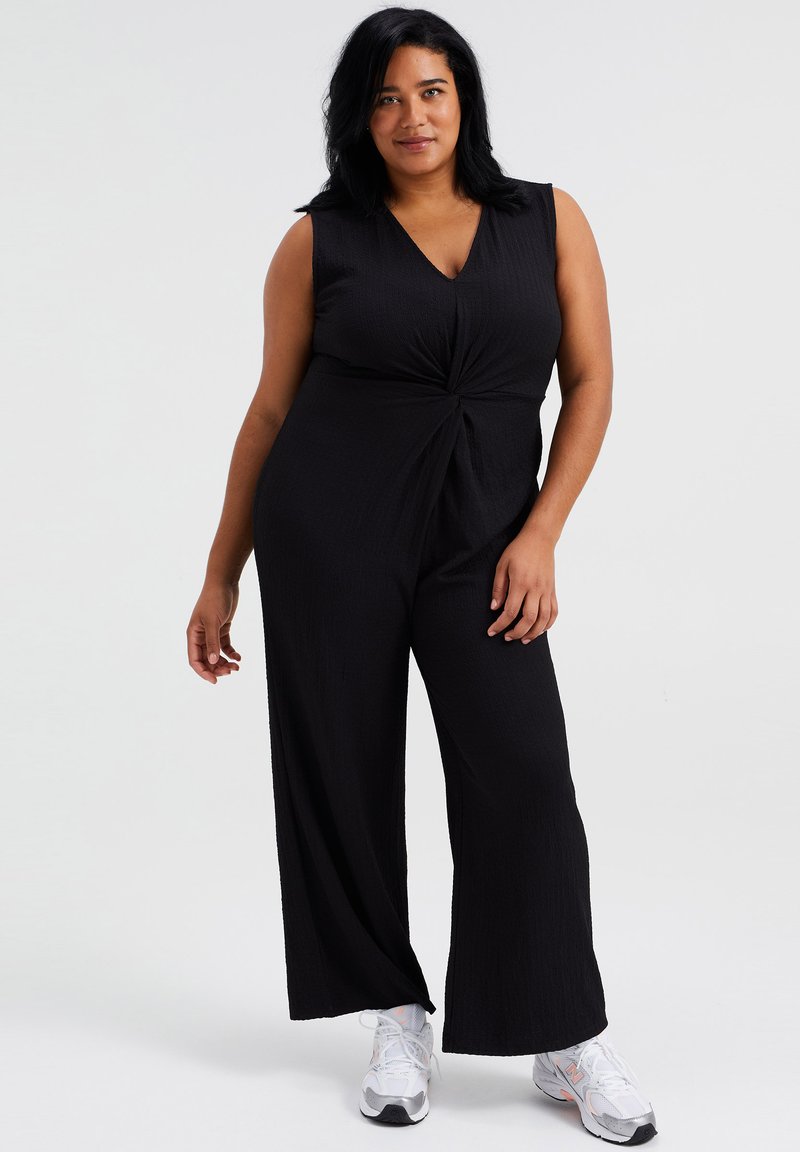 WE Fashion CURVE Jumpsuit black/schwarz Zalando.at