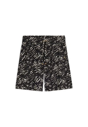 ANIMALIER CON VITA ELASTICIZZATA - Pantalón corto de deporte - black