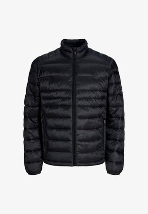 Jack & Jones, JJEKINGSLEY LIGHT PUFFER COLLAR - Veste d'hiver - black