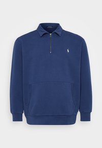 LOOPBACK FLEECE QUARTER ZIP SWEATSHIR - Športni pulover - cruise navy