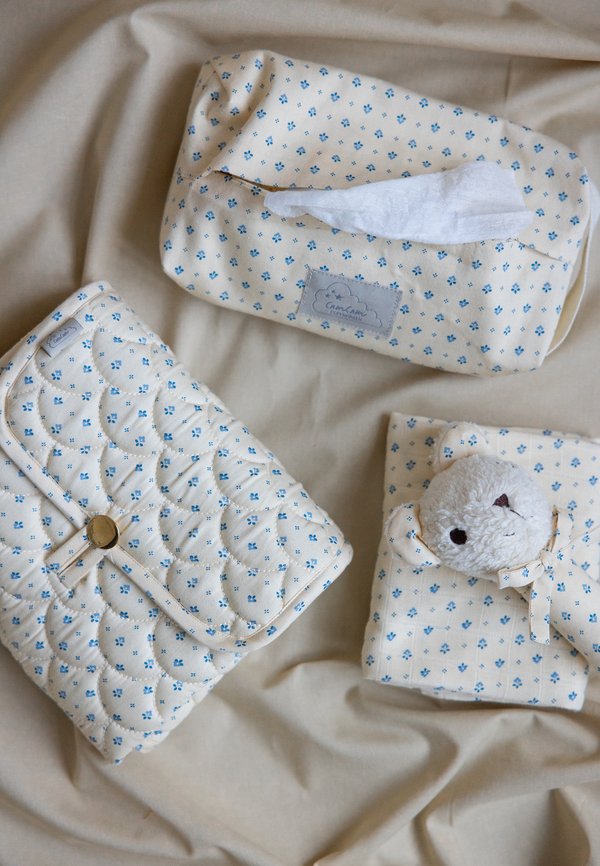 CHANGING MAT QUILTED UNISEX - Wickelunterlage - capri