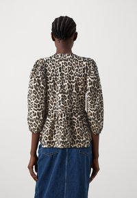 ONLY ONLCLARA PUFF BOW - Bluza - black