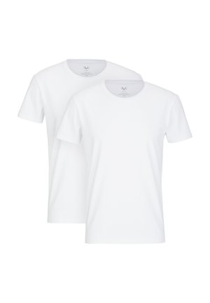 LEONARDO  DOPPELPACK - T-Shirt basic - white