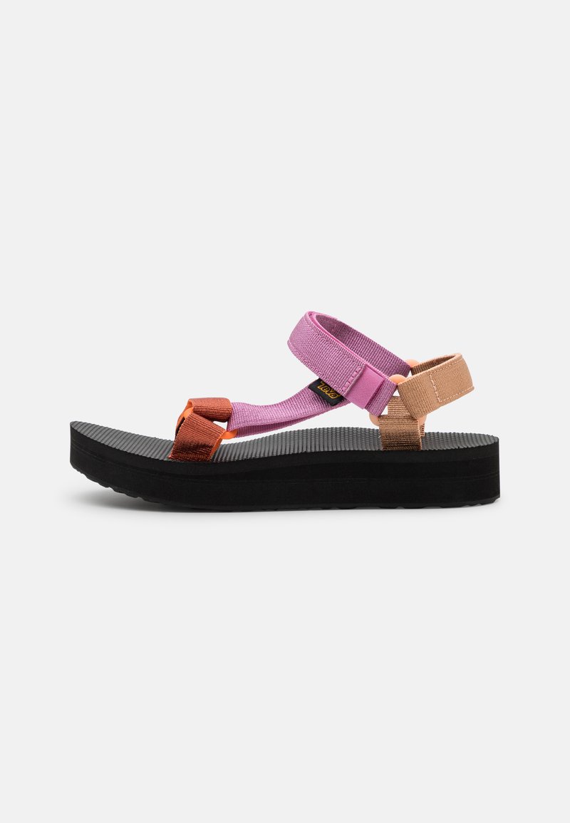Teva MIDFORM UNIVERSAL - Outdoorsandalen - metallic pink/multi-coloured