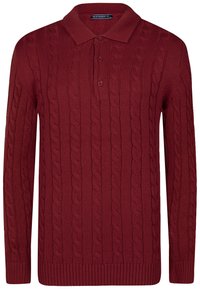 CABLE LONG SLEEVE - Svetr - bordeaux