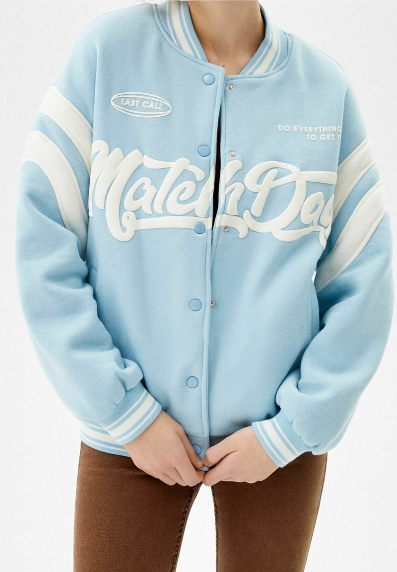 Bershka Bomberjacka - blue