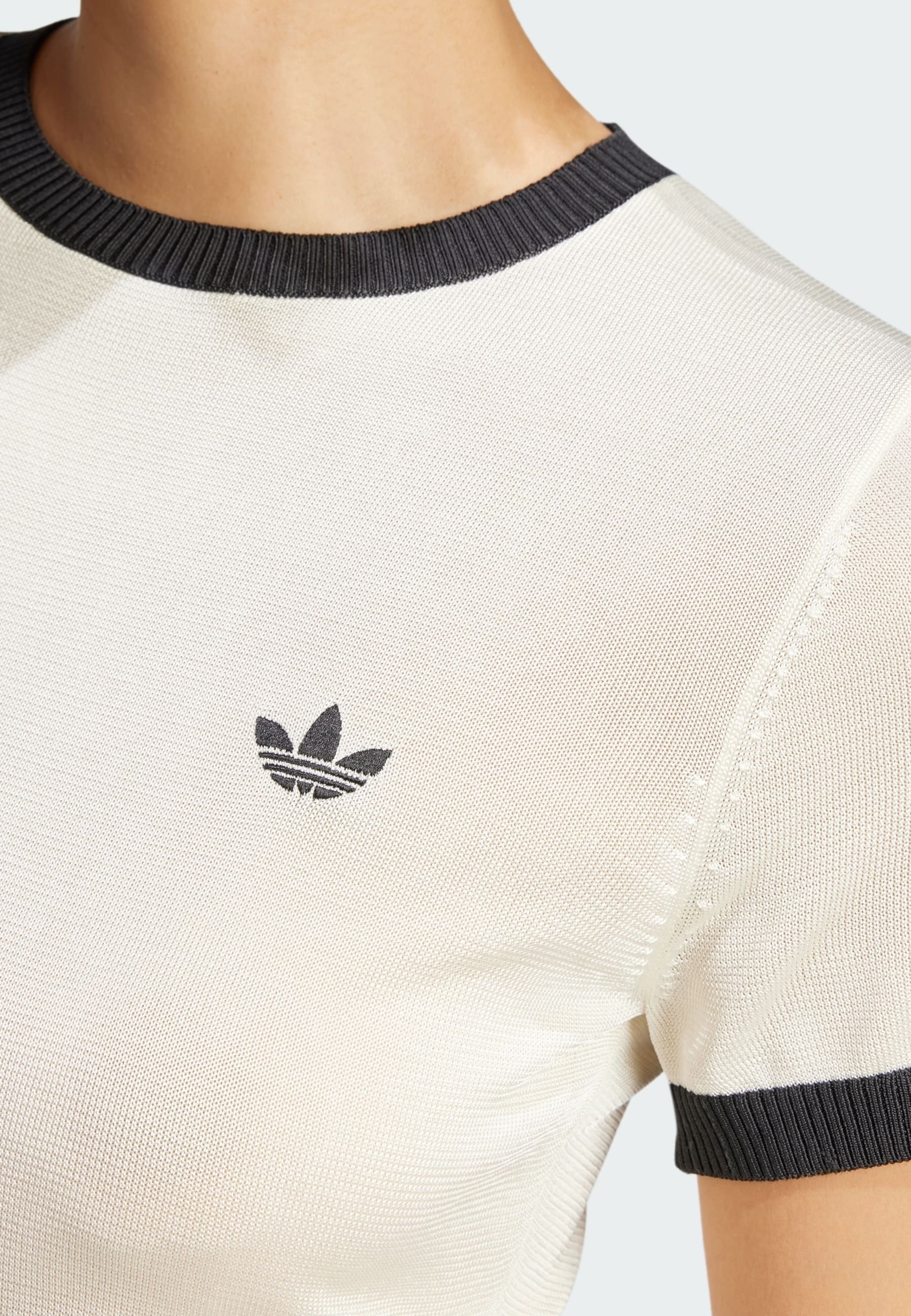 adidas Originals KNITTED 3-STRIPES SHORT - Print T-shirt