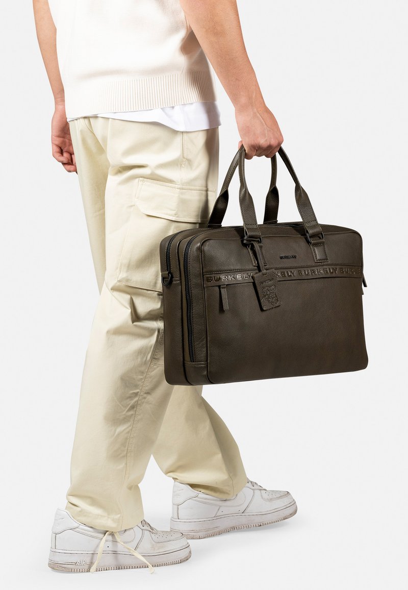 Burkely MINIMAL MASON 15.6 inch - Aktentasche - green