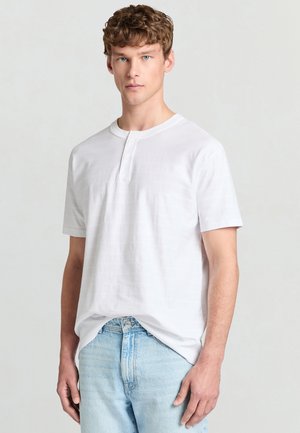 RIGHE - T-Shirt basic - bianco ottico