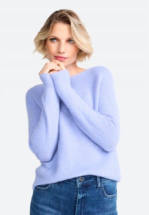 Rich & Royal MIT RUNDHALSAUSSCHNITT - Strickpullover - frosty lavender