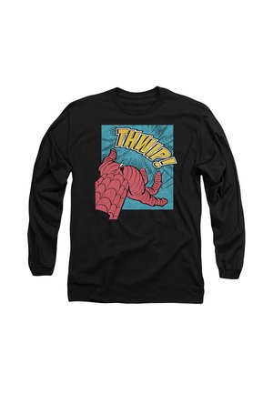 SPIDERMAN THWIP PANEL - Long sleeved top - black