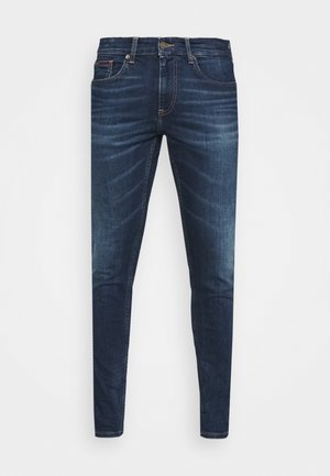 AUSTIN SLIM - Liibuvad teksad - aspen dark blue stretch