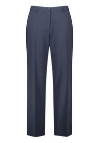 Samoon KOMBI GEPFLEGTE MIT WEITEM  CARLOTTA
 - Stoffhose - dark lake blue