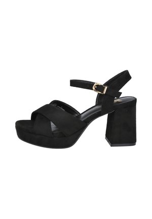 XTI SANDALIAS FIESTA - Sandalias de tacón - black