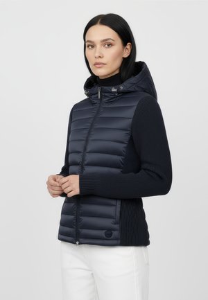 CON CAPPUCCIO E MANICHE - Allvädersjacka - navy blue