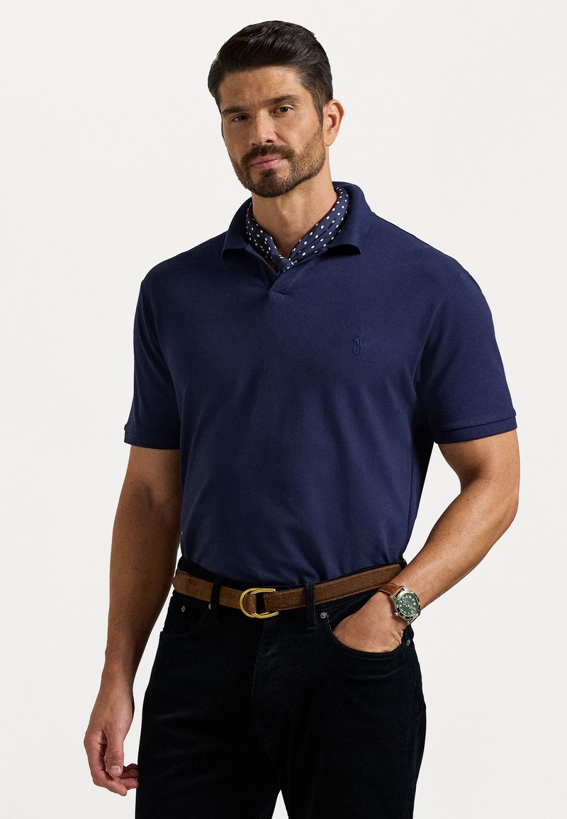 Polo Ralph Lauren Big & Tall - STRETCH MESH POLO SHIRT - Polo - refined navy, Agrandir