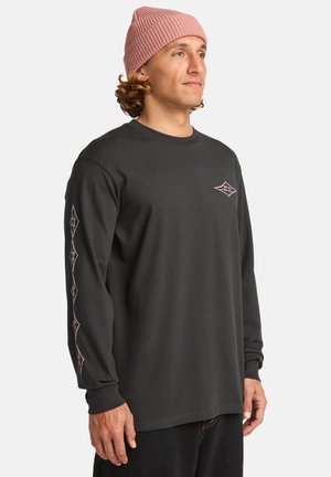 CRAYON WAVE - Long sleeved top - washed black