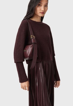 AllSaints VEGA MINI SHOULDER - Borsa a mano - dark red
