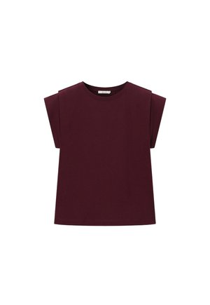 Sissy-Boy, SISSY-BOY ÄRMELLOSES TOP IN OVERSIZE-OPTIK - LILA - T-shirt basique - dunkellila
