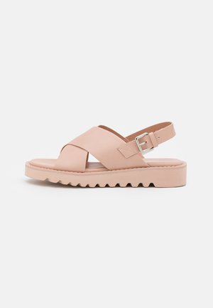 Plateausandalette - beige