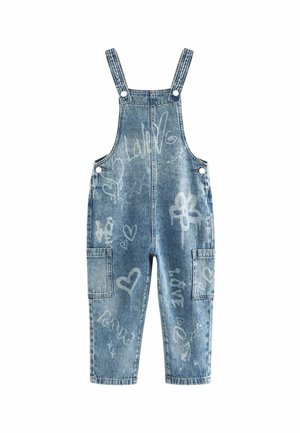 GRAFITTI - REGULAR FIT - Latzhose - mid blue