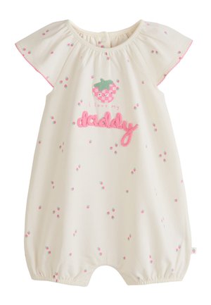 Next, REGULAR FIT - ROMPER - Jumpsuit - ecru fruit all over print i love my daddy