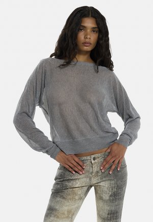 Jaded London, KNIT BACKLESS BEAD SWEATER - Pullover - grey