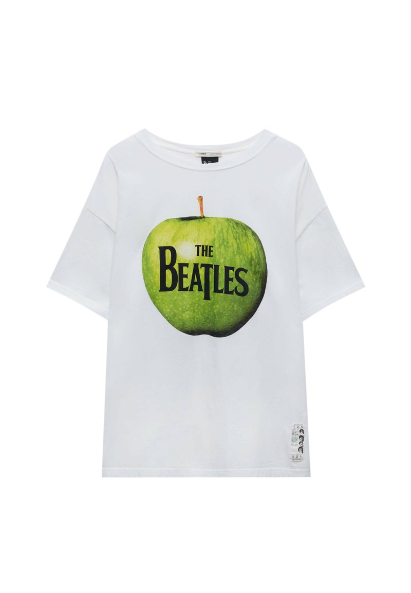 Damen T-Shirts | PULL&BEAR THE BEATLES APPLE T-Shirt print white/weiß - BY60526 Damen T-Shirts | PULL&BEAR THE BEATLES APPLE T-Shirt print white/weiß - BY60526