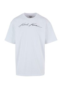 Karl Kani AUTOGRAPH HEAVY BOXY - Print T-shirt - white