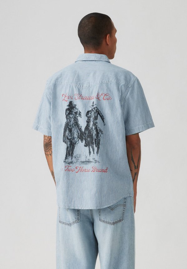 RELAXED FIT WESTERN - Hemd - virginia city railroad light wash