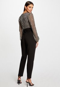 Morgan LONG SLEEVED  POLKA DOT PRINT - Blouse - black