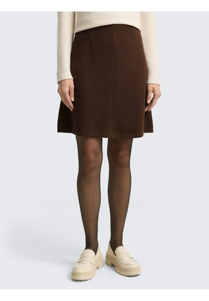 A-Linien-Rock - dark pecan brown melange