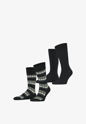 Esprit, URBAN RIB 2 PACK SOCKEN - Sokken - black