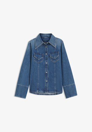 BOSS, C_SLIM SHIRT - Blusa - dark blue