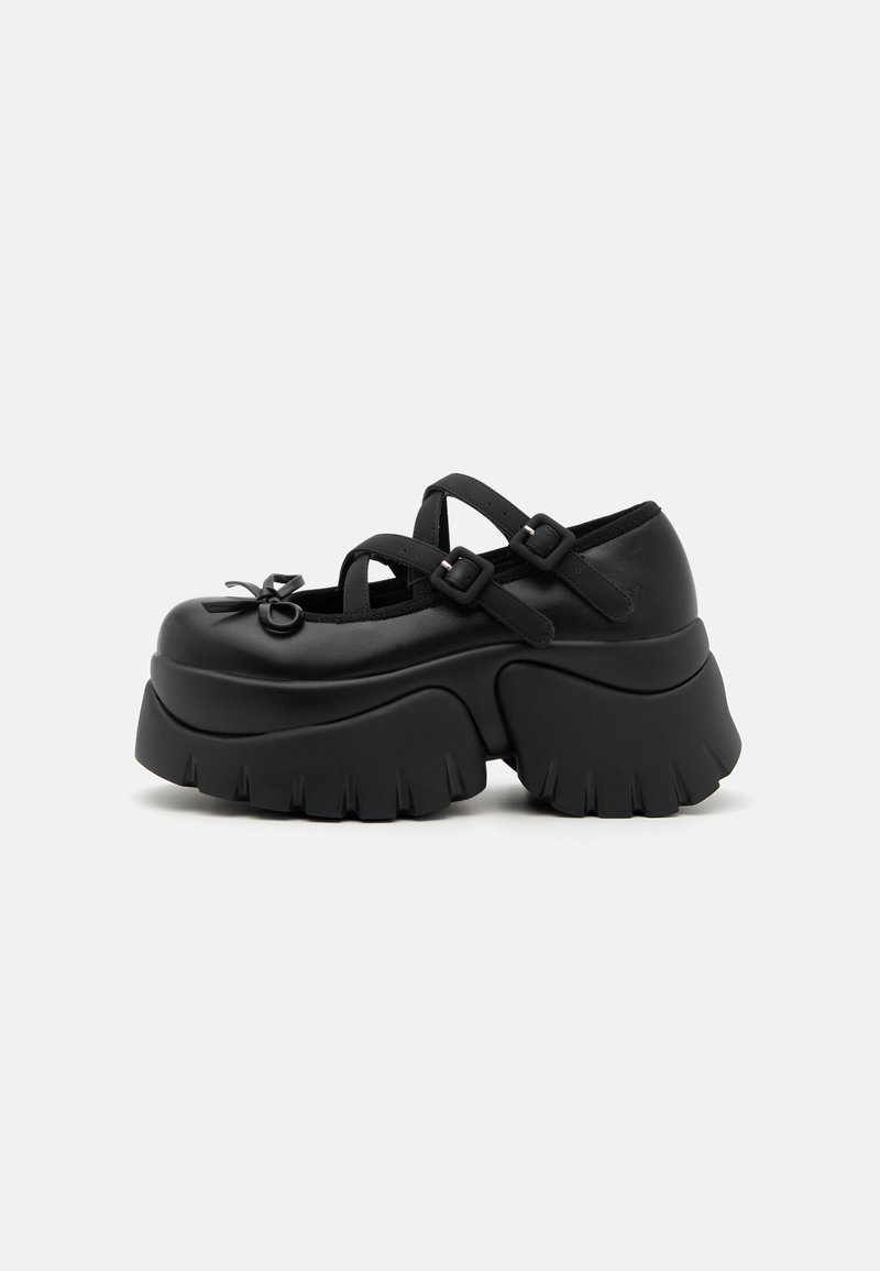 Koi Footwear MARGOT MONSTER PLATFORM MARY JANE - Saltos plataforma - black