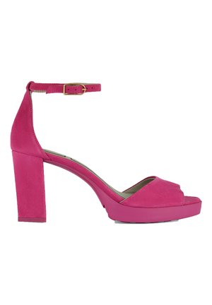 Sandalias de tacón - fuchsia