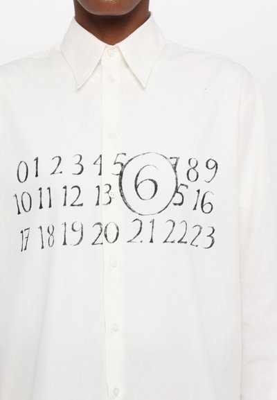 MM6 Maison Margiela LONG SLEEVED SHIRT - Užsagstoma palaidinė - white