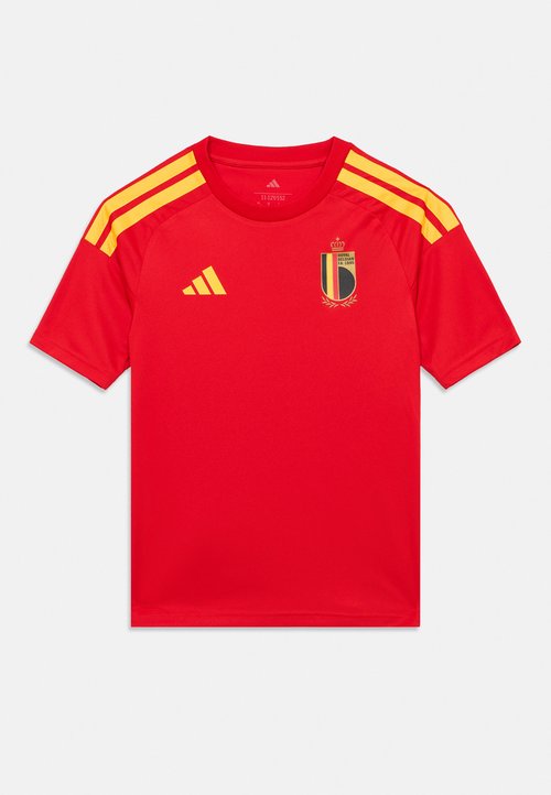 adidas BELGIUM HOME KIDS UNISEX - Camiseta de fútbol - red/bold gold-coloured — foto 3