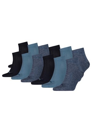 UNISEX QUARTER 12ER PACK  ECOM LOGO - Socken - blau