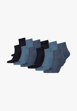 Puma UNISEX QUARTER 12ER PACK ECOM LOGO - Socken - blau