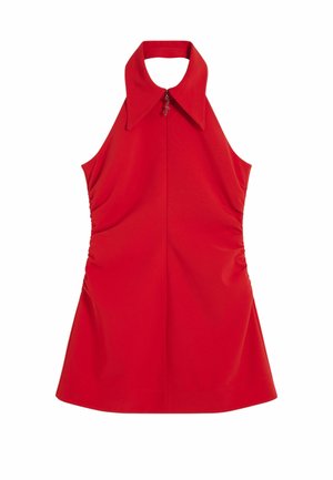 Desigual WITH ZIPPER AND LAPEL - Kasdienė suknelė - red