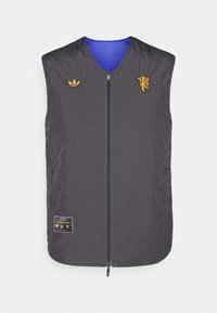 adidas Originals MANCHESTER UNITED ICON VEST - Vest - utility black/semi night flash