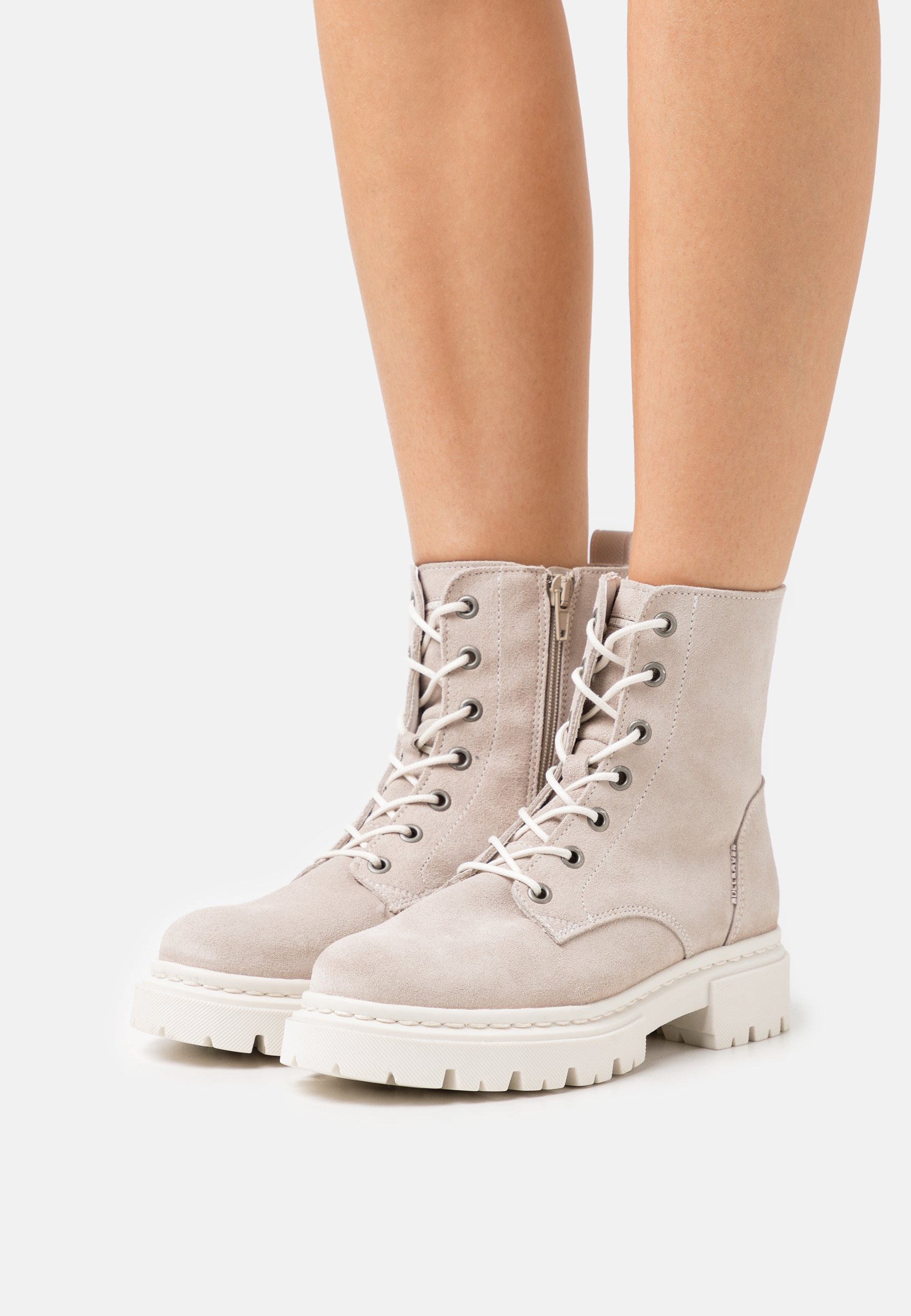 Bullboxer Enkellaarsjes met plateauzool - cofo/beige - Zalando.be