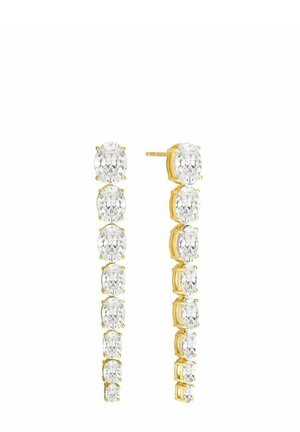 ELLISSE LUNGO - Örhänge - gold coloured white